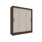 Guarda Roupa Casal 3 Portas 4 Gavetas Taifa Espresso Móveis C