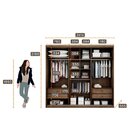 Guarda Roupa Casal 3 Portas 4 Gavetas Vegas Cacau