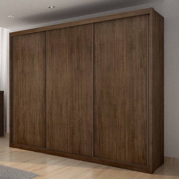 Guarda Roupa Casal 3 Portas 4 Gavetas Vegas Cacau