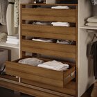 Guarda Roupa Casal 3 Portas 5 Gavetas Com Espelhos Nilo Cacau