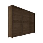 Guarda Roupa Casal 3 Portas 5 Gavetas Murano Plus  Nocciola