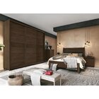 Guarda Roupa Casal 3 Portas 5 Gavetas Murano Plus  Nocciola