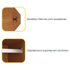 Guarda Roupa Casal 3 Portas 6 Gavetas 270cm Califórnia Espres