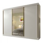 Guarda Roupa Casal 3 Portas 6 Gavetas Com Espelho São Paulo L