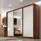 Guarda Roupa Casal 3 Portas 6 Gavetas Espelho Spazzio Novo Ho
