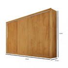 Guarda Roupa Casal 3 Portas 6 Gavetas Flex Vitoria Móveis Eur