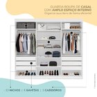 Guarda-roupa Casal 3 Portas 6 Gavetas Grajaú Yescasa