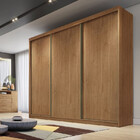 Guarda Roupa Casal 3 Portas 6 Gavetas - Medelim-cumaru - Móve