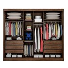 Guarda Roupa Casal 3 Portas 6 Gavetas Miami Novo Horizonte Ca