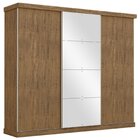 Guarda-roupa Casal 3 Portas 6 Gavetas Milano Nobre Espresso M