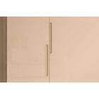 Guarda-roupa Casal 3 Portas 6 Gavetas Nogueira/macadamia N561