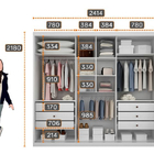 Guarda Roupa Casal 3 Portas 6 Gavetas - Palazzo-branco - Móve