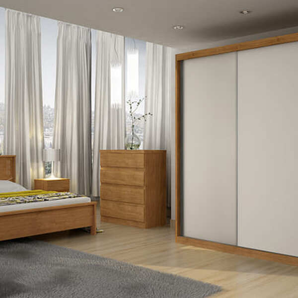 Guarda Roupa Casal 3 Portas 6 Gavetas - Palazzo-cumaru/fendi