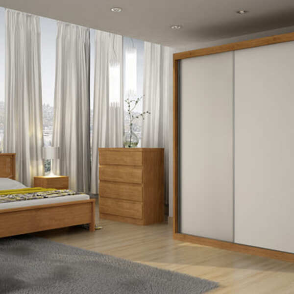 Guarda Roupa Casal 3 Portas 6 Gavetas - Palazzo-cumaru/fendi