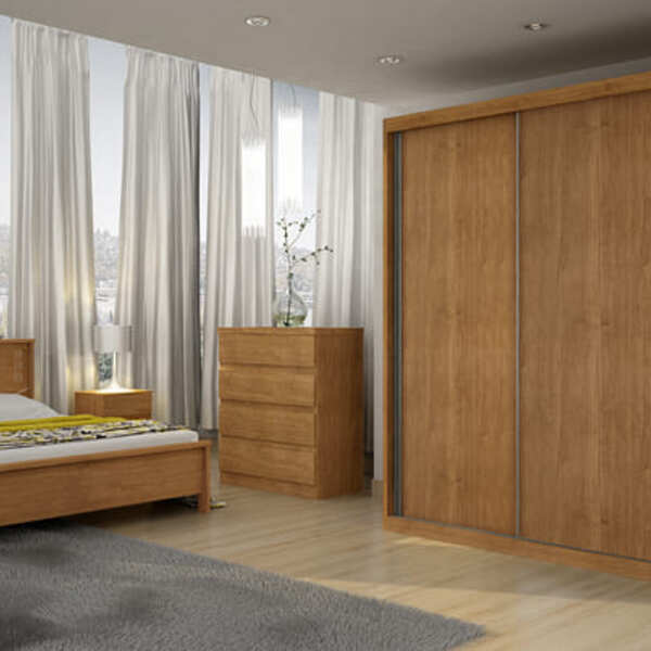 Guarda Roupa Casal 3 Portas 6 Gavetas - Palazzo-cumaru - Móve