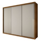 Guarda Roupa Casal 3 Portas 6 Gavetas - Paradizzo Gold-cumaru
