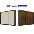 Guarda Roupa Casal 3 Portas 6 Gavetas São Paulo Gold Braúna