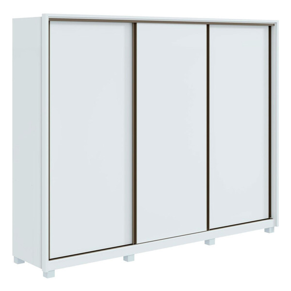 Guarda Roupa Casal 3 Portas 6 Gavetas Spazio Móveis Lopas