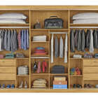 Guarda Roupa Casal 3 Portas 6 Gavetas - Vitoria-peroba - Móve