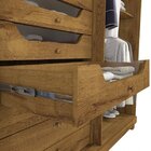 Guarda-roupa Casal 3 Portas 7 Gavetas Espelho Slide Paris Doc