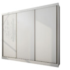 Guarda Roupa Casal 3 Portas 8 Gavetas - Arezzo Plus-branco -