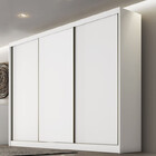 Guarda Roupa Casal 3 Portas 8 Gavetas - Londres-branco - Móve