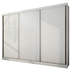 Guarda Roupa Casal 3 Portas 8 Gavetas - Londres-branco - Móve