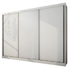 Guarda Roupa Casal 3 Portas 8 Gavetas - Londres-branco - Móve