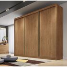 Guarda Roupa Casal 3 Portas 8 Gavetas Paris Novo Horizonte Cu