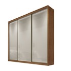 Guarda Roupa Casal 3 Portas 8 Gavetas - Sollo-cumaru Off Whit