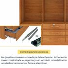 Guarda Roupa Casal 3 Portas 9 Gavetas 199cm Chicago   Cinamomo