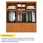 Guarda Roupa Casal 3 Portas 9 Gavetas 199cm Chicago   Cinamomo
