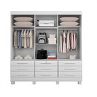 Guarda-roupa Casal 3 Portas 9 Gavetas Arezzo Sallêto Móveis B