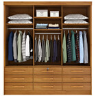 Guarda Roupa Casal 3 Portas 9 Gavetas - Chicago-cinamomo - Tc