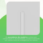 Guarda-roupa Casal 3 Portas 9 Gavetas Com Espelho Luana  Bran