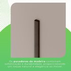 Guarda Roupa Casal 3 Portas 9 Gavetas Com Espelho Luana Savan