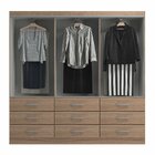 Guarda Roupa Casal 3 Portas 9 Gavetas Isabela Demolição