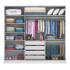 Guarda Roupa Casal 3 Portas  100% MDF Madesa Royale