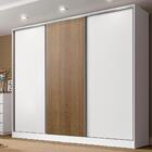Guarda Roupa Casal 3 Portas  100% MDF Madesa Royale