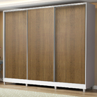 Guarda Roupa Casal 3 Portas Branco MDF Madesa Royale