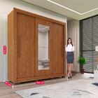 Guarda-roupa Casal 3 Portas C/ 2 Espelhos 3 Gavetas Cannes Im