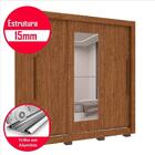 Guarda-roupa Casal 3 Portas C/ 2 Espelhos 3 Gavetas Cannes Im