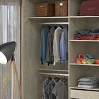 Guarda-roupa Casal 3 Portas Com 1 Espelho 100% Mdf 1904e1 Mar