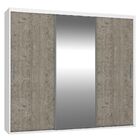 Guarda-roupa Casal 3 Portas Com 1 Espelho 100% Mdf 1971e1 Bra