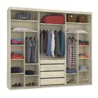 Guarda-roupa Casal 3 Portas Com 1 Espelho 100% Mdf 1987e1 Mar