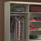 Guarda-roupa Casal 3 Portas Com 1 Espelho 100% Mdf 7320e1 Mar