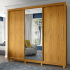 Guarda Roupa Casal 3 Portas Com 1 Porta Espelho Royale Natura
