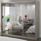 Guarda-roupa Casal 3 Portas Com 3 Espelhos 100% Mdf 1902e3 De