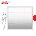 Guarda Roupa Casal 3 Portas Com Espelho 4 Gavetas 100% Mdf Lo