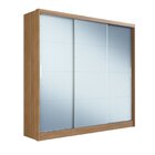 Guarda Roupa Casal 3 Portas Com Espelho 4 Gavetas 100% Mdf Lo